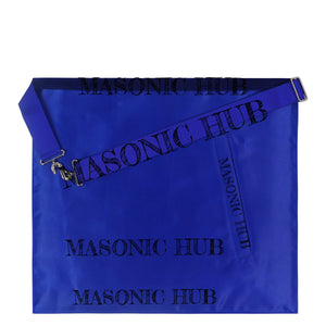 Masonic Past Master Lambskin Working Tools Apron - Hand-Embroidered Freemason My Store