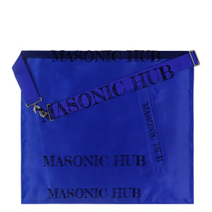Masonic Past Master Lambskin Working Tools Apron - Hand-Embroidered Freemason My Store