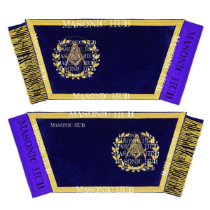 Masonic Grand Lodge Senior Deacon Regalia Set – Hand Embroidered Lambskin Apron Masonic Hub