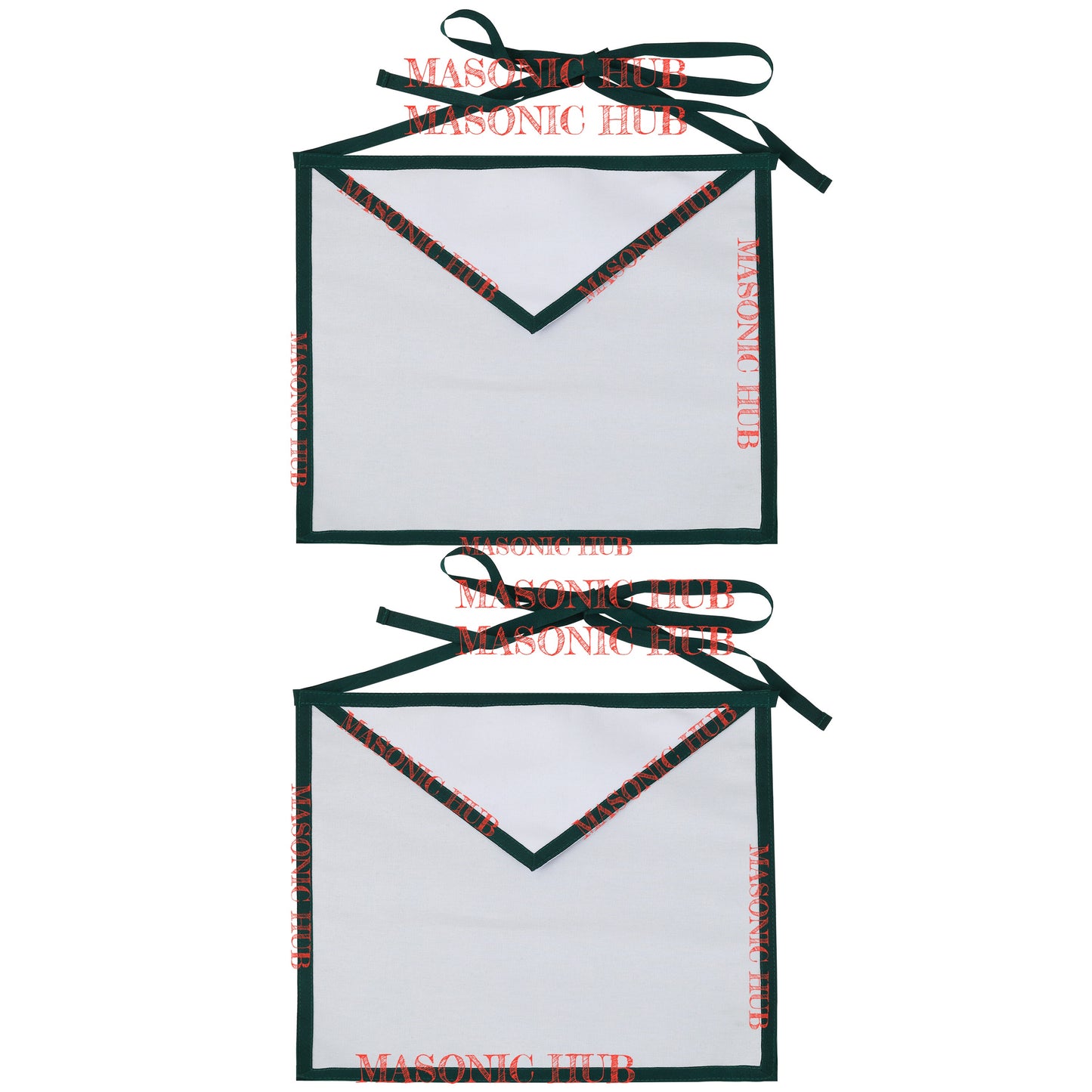 Allied Masonic Degree (AMD) Member Apron – White Cotton Duck Cloth