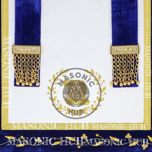 Masonic Grand Lodge Orator Regalia Set – Hand Embroidered Lambskin Apron Masonic Hub