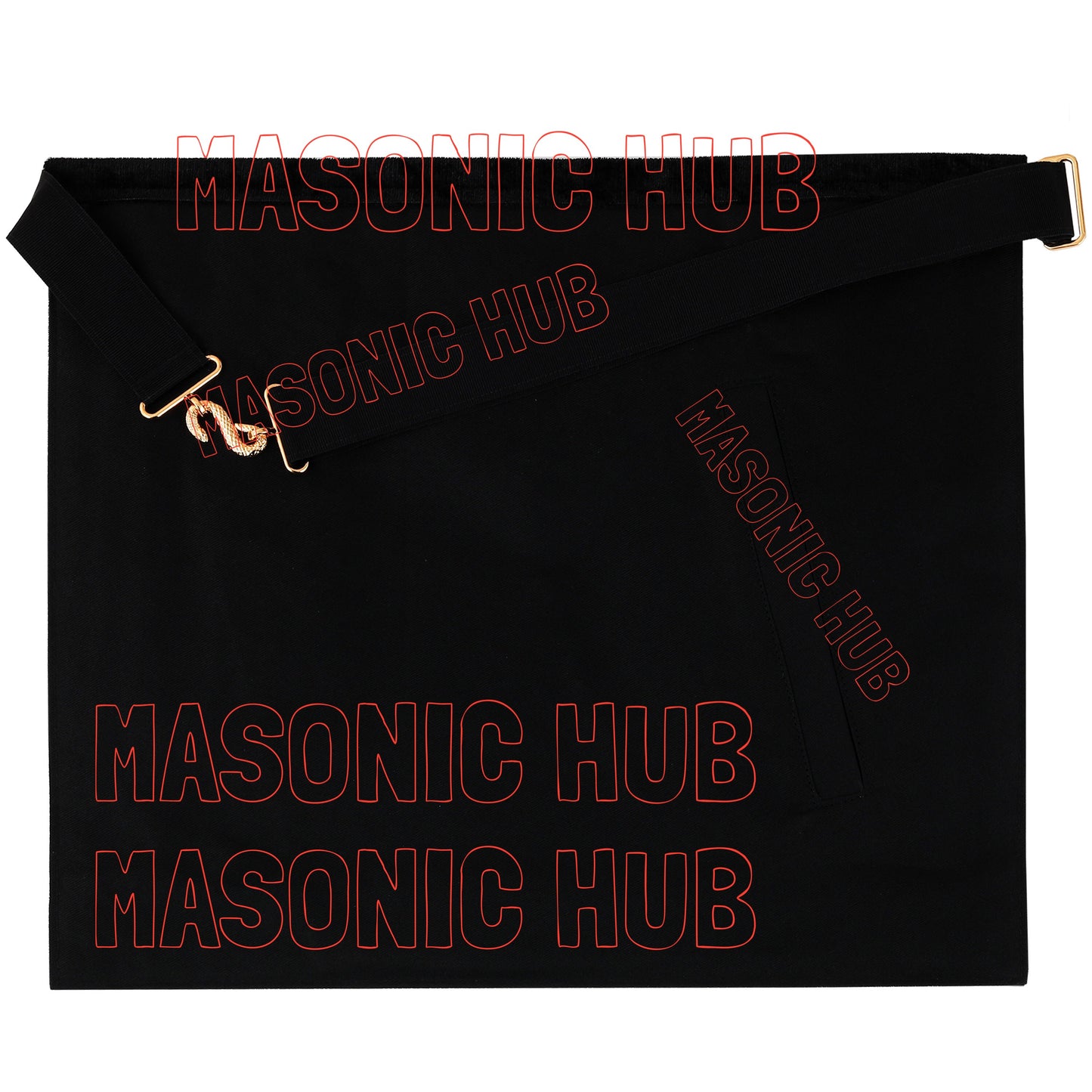 Masonic Master Mason Funeral Apron 100% Lambskin Hand Embroidered+BLACK VELVET