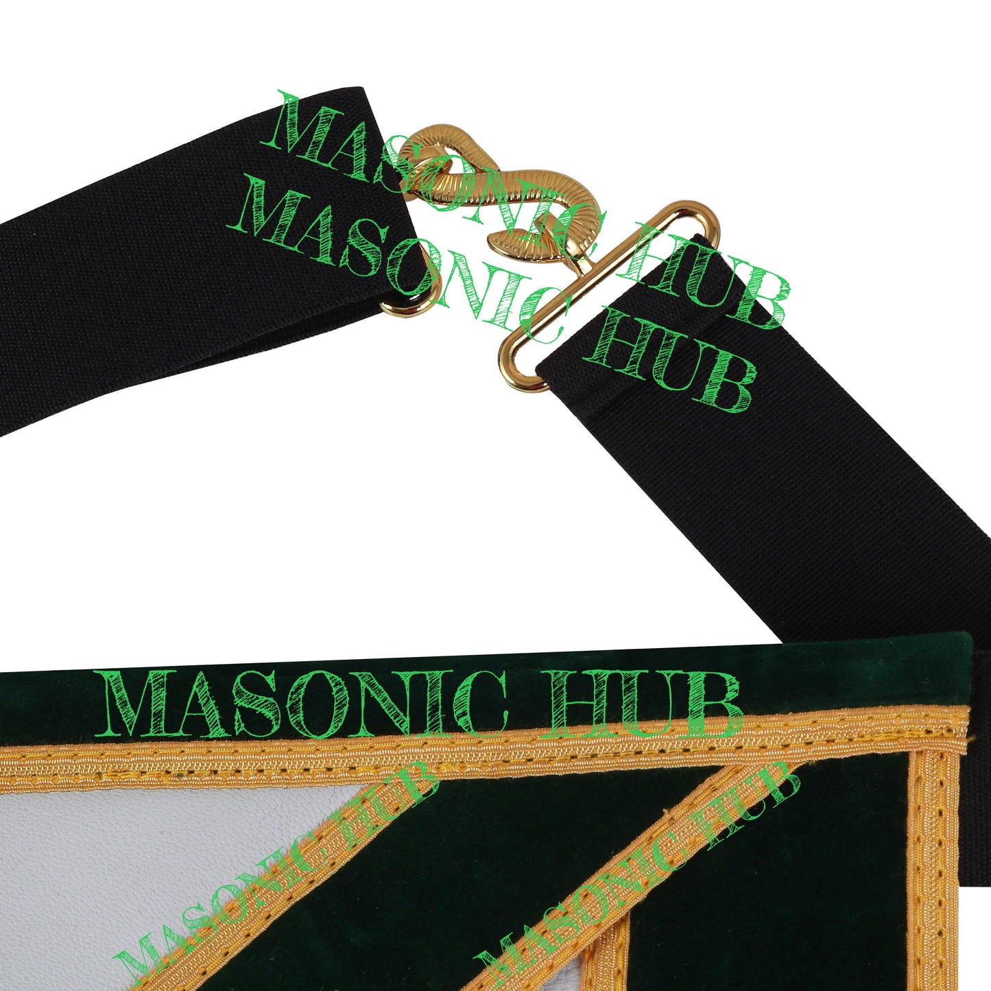 Allied Masonic Degrees (AMD) Past Sovereign Master Lambskin Apron - Handcrafted