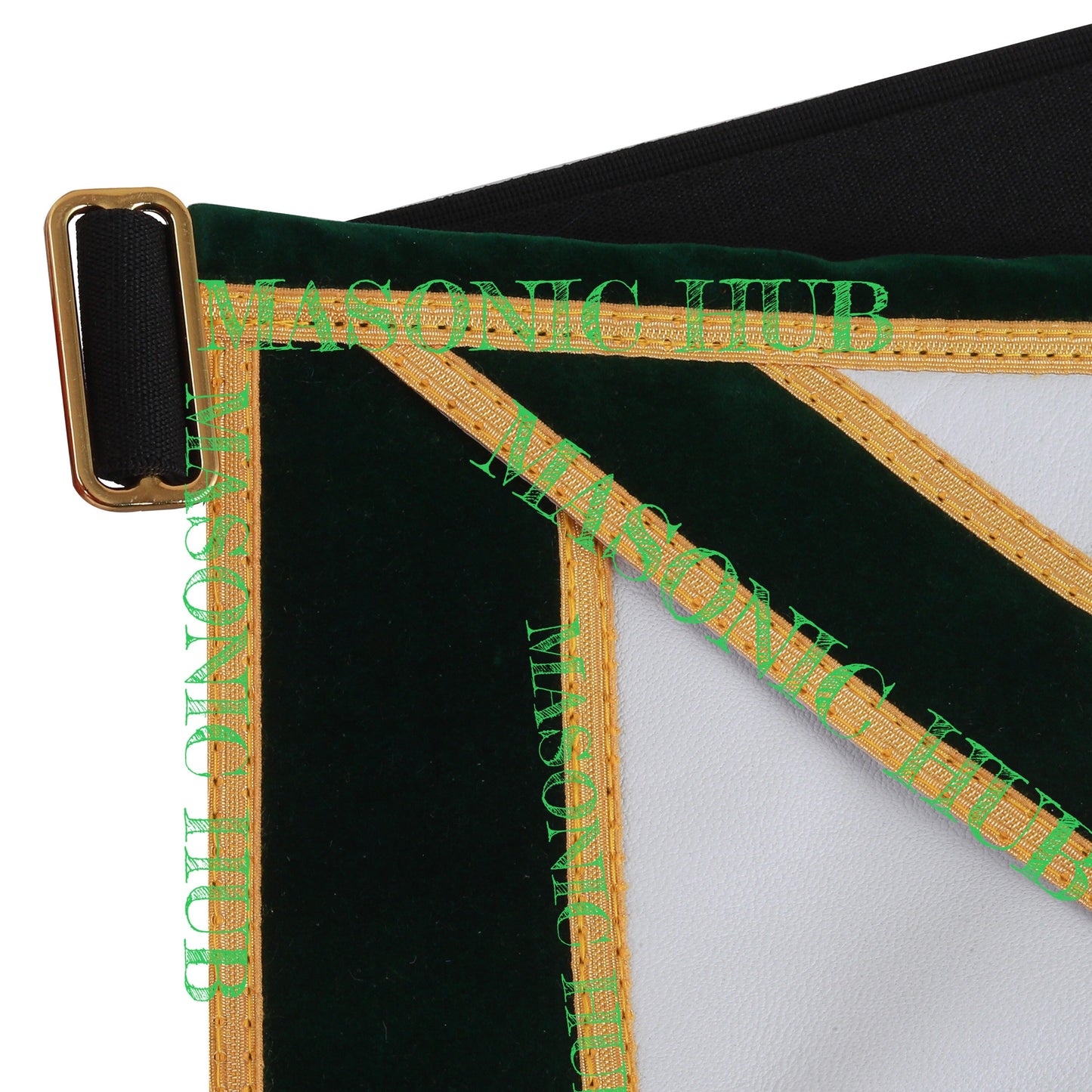 Allied Masonic Degrees (AMD) Past Sovereign Master Lambskin Apron - Handcrafted