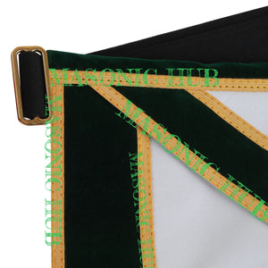Allied Masonic Degrees (AMD) Past Sovereign Master Lambskin Apron - Handcrafted My Store