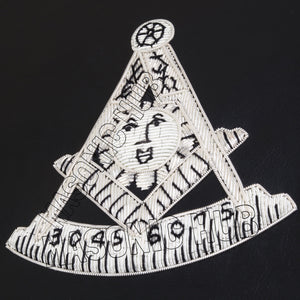 Masonic Hand Embroidered Customize Past Master Masonic Apron Case with Handle Masonic Hub