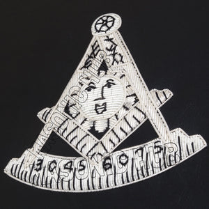 Masonic Hand Embroidered Past Master Chain Collar Case with - Chain Collar Jewel Masonic Hub