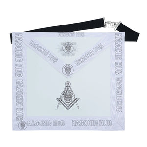 Masonic Regalia Aprons Master Mason Apron Blue Lodge With Embroidery 14"x16" Masonic Hub