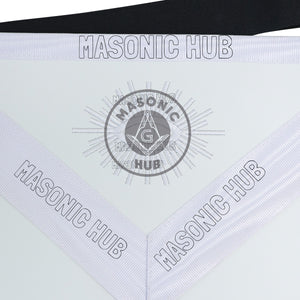 Masonic Regalia Aprons Master Mason Apron Blue Lodge With Embroidery 14"x16" Masonic Hub