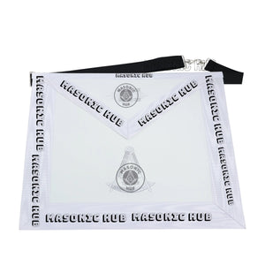 Past Master Masonic Apron Compass & Quadrant with Sun Emblem Machine Embroidery Masonic Hub