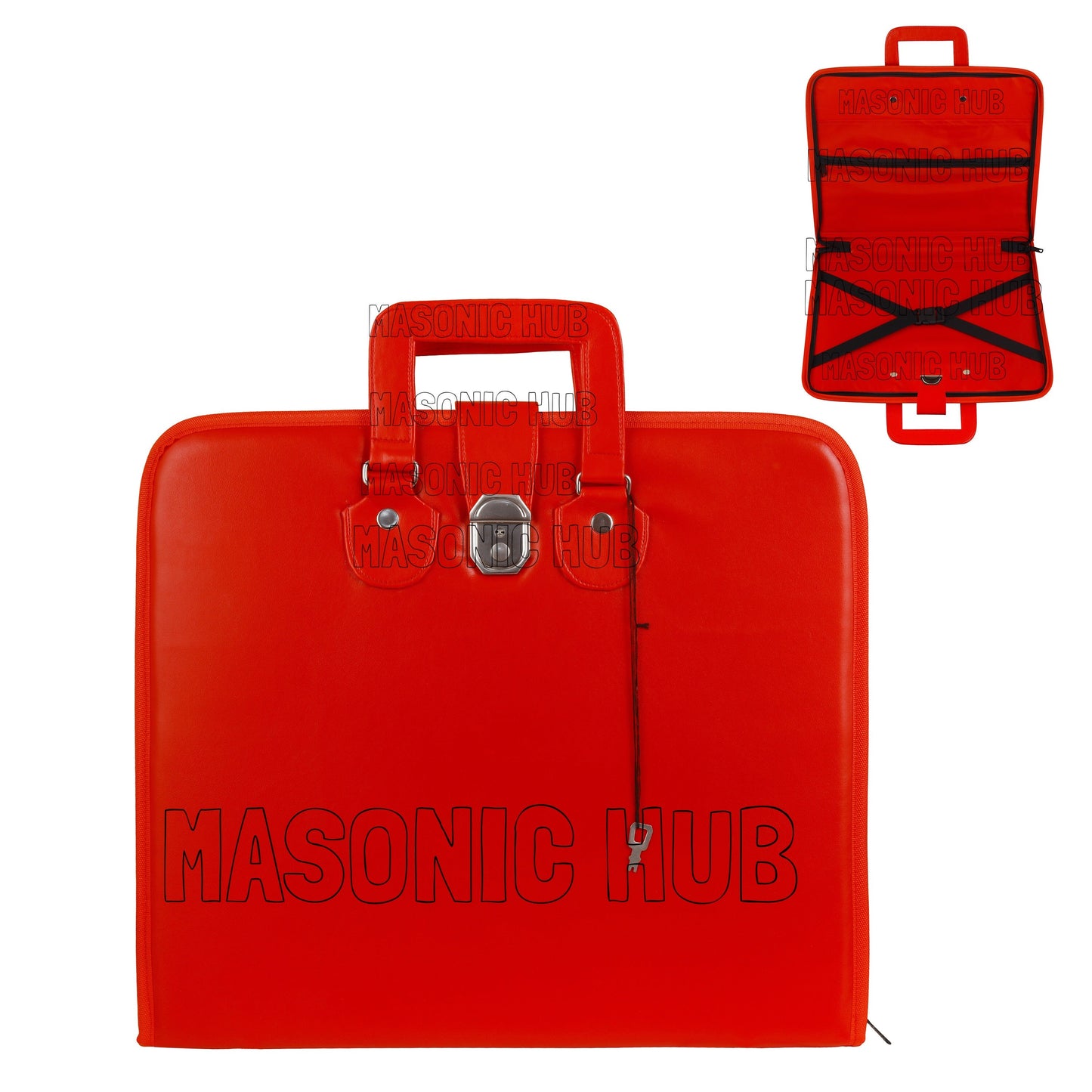 Masonic Regalia 5 Colours Faux Leather Masonic Apron Soft Case with Handle