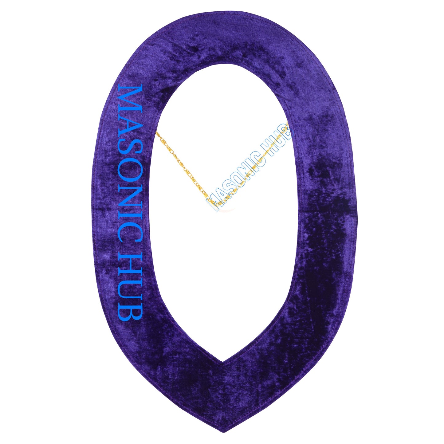 Masonic Regalia Cryptic Mason Royal & Select Master Chain Collar Purple Backing