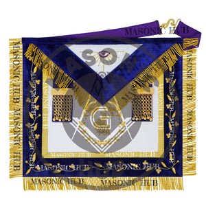 Masonic Grand Lodge Junior Steward Regalia Set – Hand Embroidered Lambskin Apron Masonic Hub