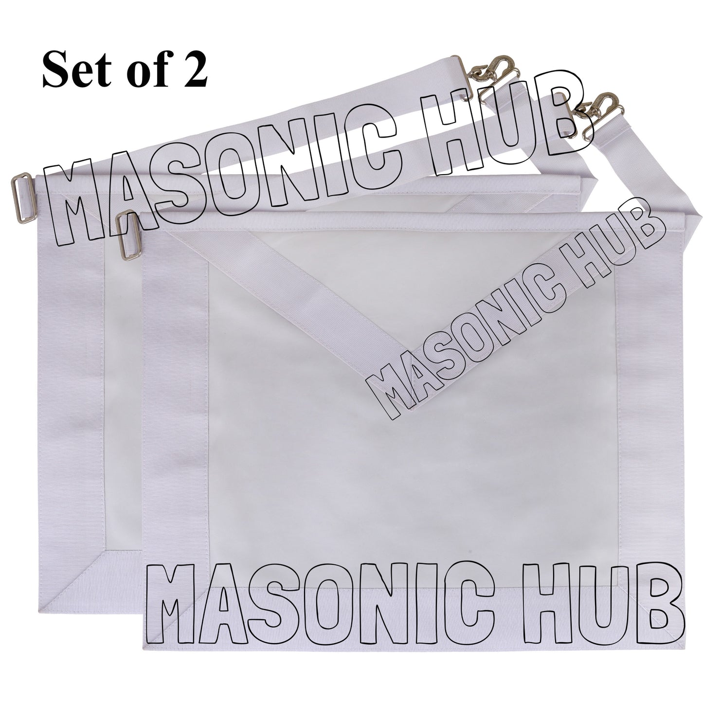 Masonic Candidate / Entered Apprentice Apron – All White
