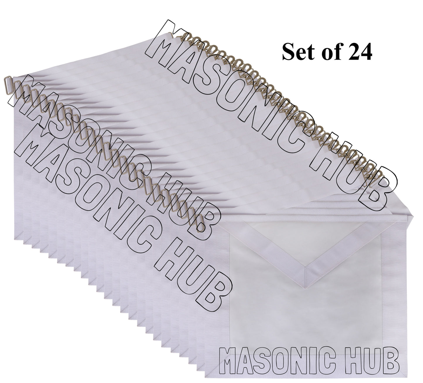 Masonic Candidate / Entered Apprentice Apron – All White