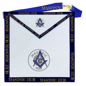 Freemason Junior Deacon Apron – Texas Regulation Blue Lodge Officer Apron Masonic Hub