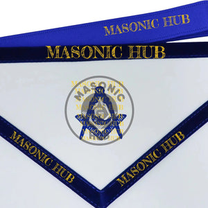 Freemason Junior Deacon Apron – Texas Regulation Blue Lodge Officer Apron Masonic Hub