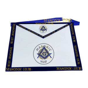 Freemason Junior Deacon Apron – Texas Regulation Blue Lodge Officer Apron Masonic Hub