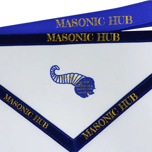 Texas Regulation Masonic Officer Apron Set – Blue Lodge Regalia (11 Pieces) Masonic Hub