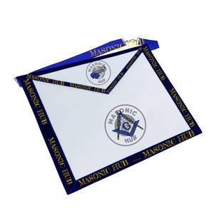 Freemason Senior Steward Apron – Texas Regulation Blue Lodge Officer Apron Masonic Hub