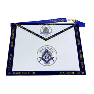 Freemason Senior Warden Apron – Texas Regulation Blue Lodge Officer Apron Masonic Hub