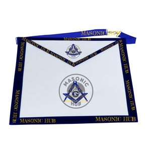 Freemason Senior Deacon Apron – Texas Regulation Blue Lodge Officer Apron Masonic Hub