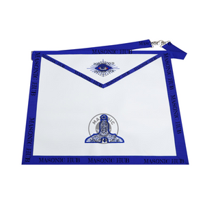Masonic Senior Warden all seeing eye Apron Texas Regulation Blue Lodge Officer Masonic Hub