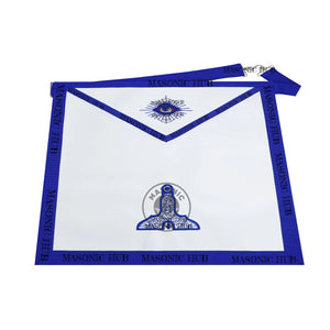 Masonic Senior Warden all seeing eye Apron Texas Regulation Blue Lodge Officer Masonic Hub