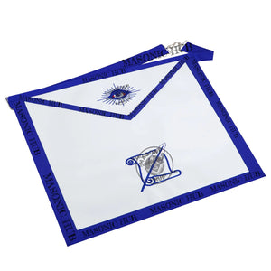 Masonic Historian all seeing eye Apron Texas Regulation Blue Lodge Officer Masonic Hub