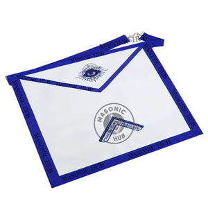 Masonic Worshipful Master All-Seeing Eye Lambskin Apron – Texas Regulation Blue Lodge Officer Masonic Hub