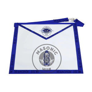 Masonic Junior Warden all seeing eye Apron Texas Regulation Blue Lodge Officer Masonic Hub