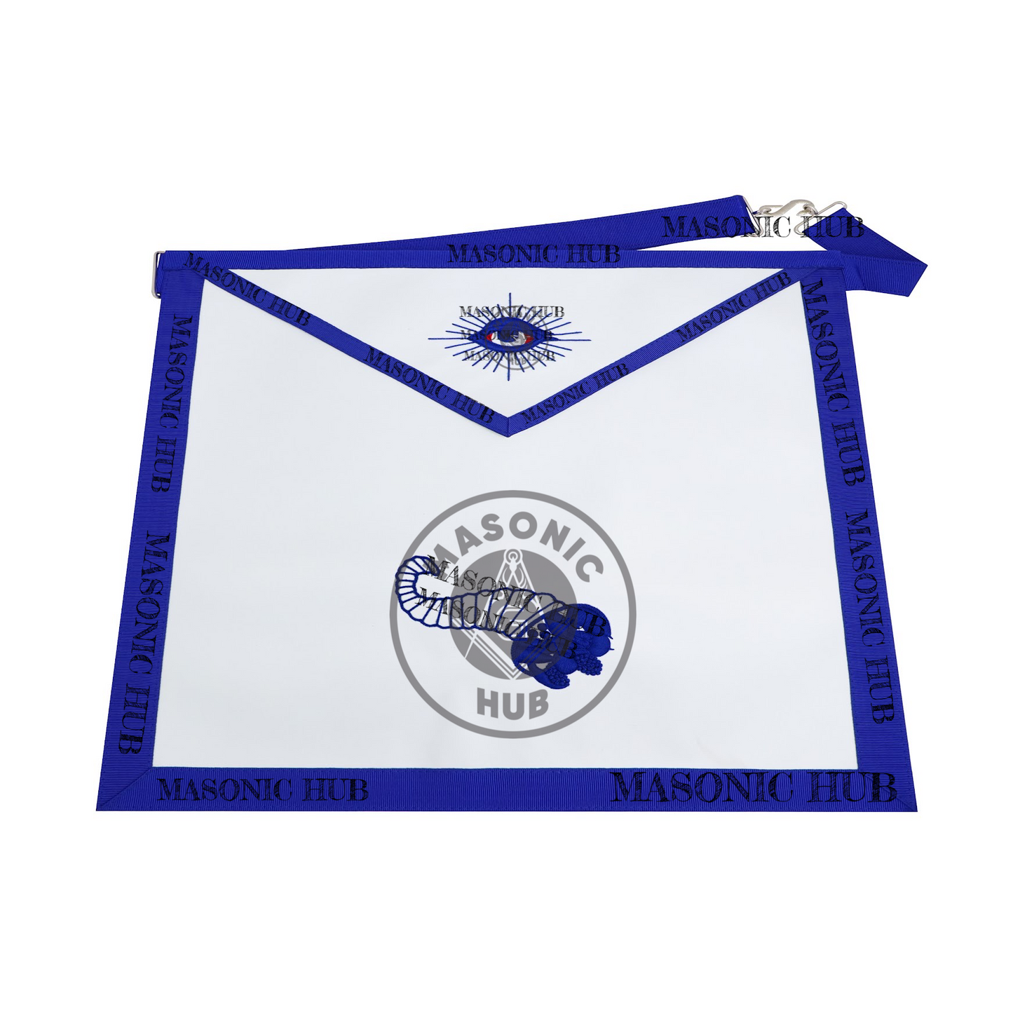 Masonic Junior Steward all seeing eye Apron Texas Regulation Blue Lodge Officer