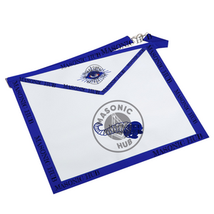 Masonic Junior Steward all seeing eye Apron Texas Regulation Blue Lodge Officer Masonic Hub