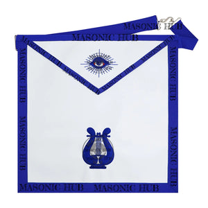 Masonic Musician all seeing eye Apron Texas Regulation Blue Lodge Officer Masonic Hub