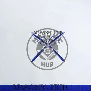 Masonic Secretary all seeing eye Apron Texas Regulation Blue Lodge Officer Masonic Hub