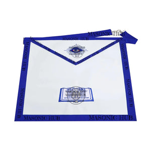 Masonic Chaplain all seeing eye Apron Texas Regulation Blue Lodge Officer Masonic Hub