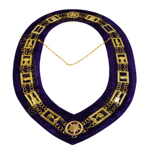 Eastern Star OES Masonic Apron Set with –Handmade Apron + Gloves +Chain Collar Masonic Hub
