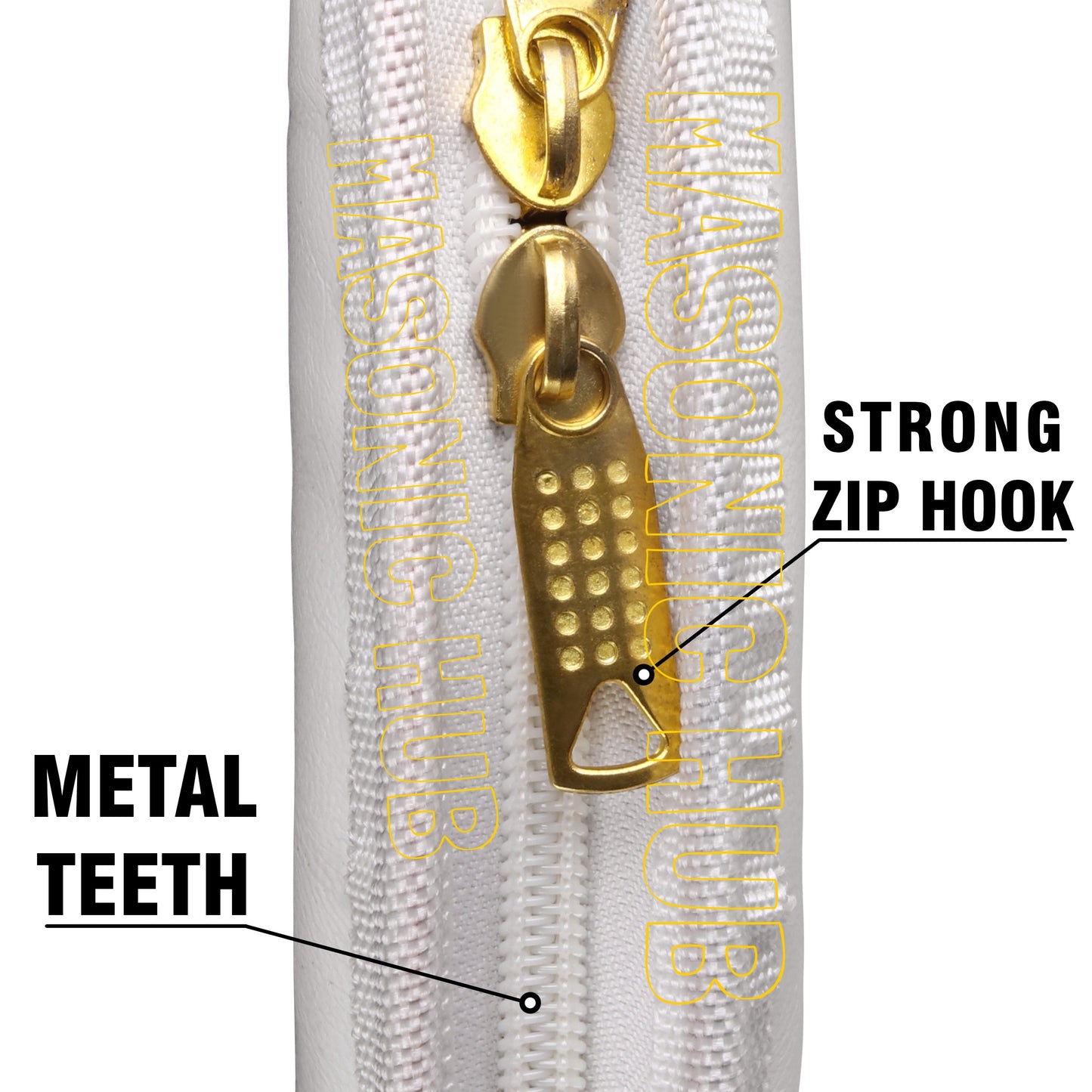 MASONIC OES LOGO CHAIN COLLAR CASE & OES CHAIN COLAR WITH LAMBSKIN GLOVES