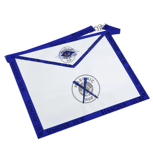 Masonic Master of Ceremonies All-Seeing Eye Lambskin Apron – Texas Regulation Blue Lodge Officer Masonic Hub