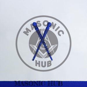 Masonic Master of Ceremonies All-Seeing Eye Lambskin Apron – Texas Regulation Blue Lodge Officer Masonic Hub