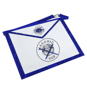 Masonic Sentinel all seeing eye Apron Texas Regulation Blue Lodge Officer Masonic Hub