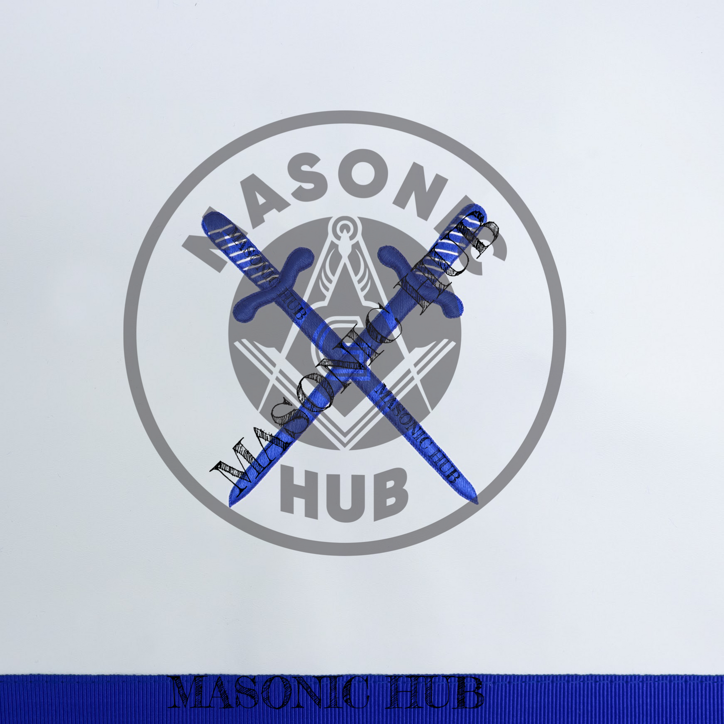 Masonic Sentinel all seeing eye Apron Texas Regulation Blue Lodge Officer