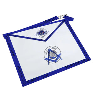 Masonic Junior Deacon all seeing eye Apron Texas Regulation Blue Lodge Officer Masonic Hub