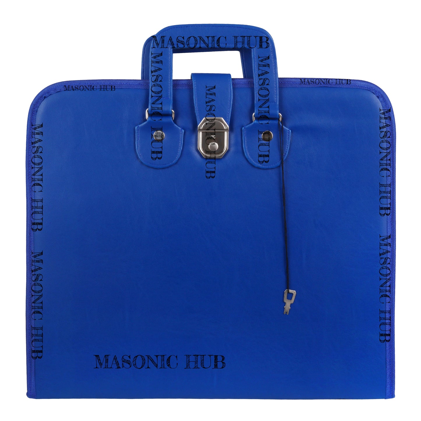 Masonic Regalia Blue Faux Leather Masonic Apron Soft Case with Handle