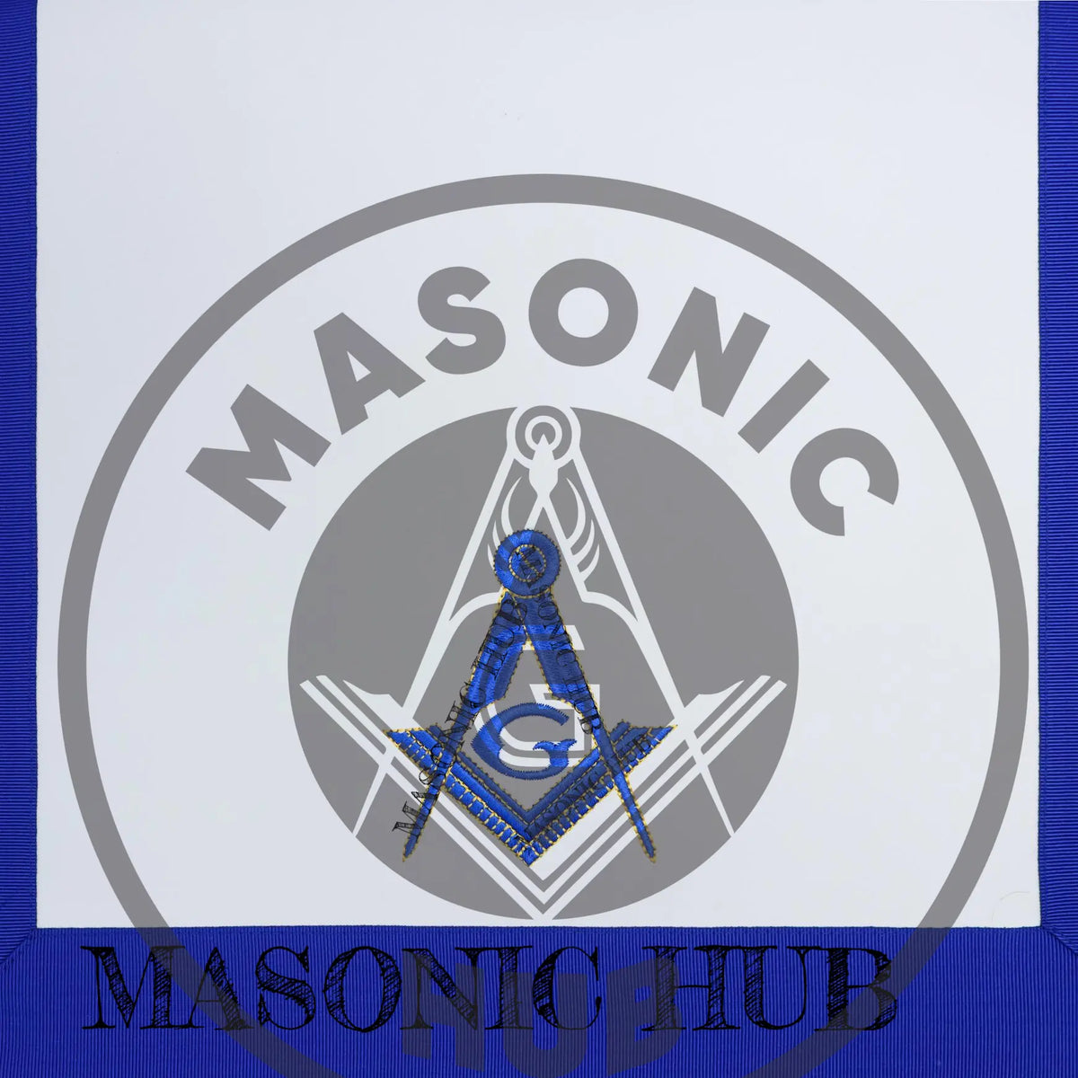 Masonic Regalia Apron – Master Mason Blue Lodge Apron with Embroidery & Fringe Masonic Hub