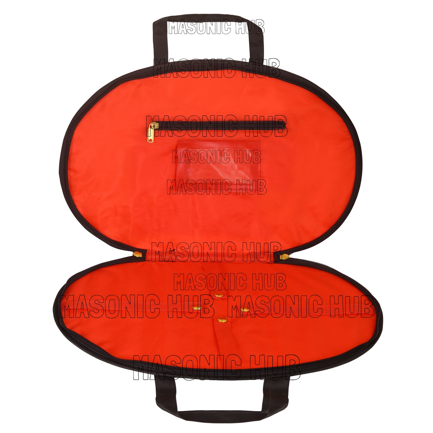MASONIC SHRINER LOGO CHAIN COLLAR CASE WITH CHAIN COLAR & GLOVES + FREE JEWEL