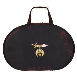 MASONIC SHRINER LOGO CHAIN COLLAR CASE WITH CHAIN COLAR & GLOVES + FREE JEWEL Masonic Hub