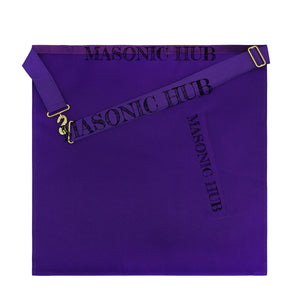 Masonic Past Thrice Illustrious Master (PTIM) Lambskin Apron – Texas Regulation Masonic Hub