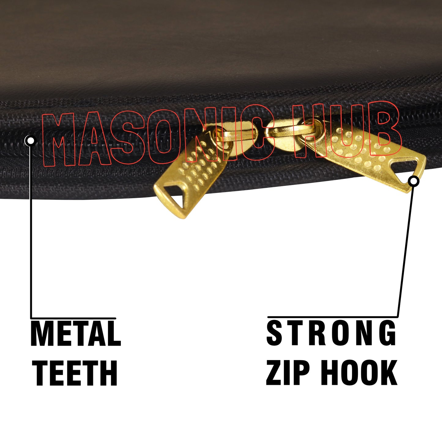 MASONIC SHRINER LOGO CHAIN COLLAR CASE WITH CHAIN COLAR & GLOVES + FREE JEWEL