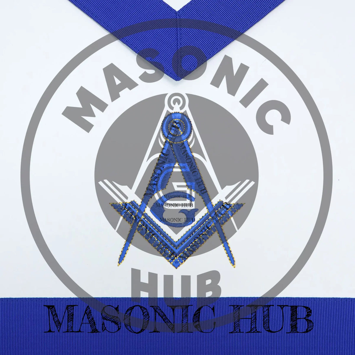 Masonic Regalia Aprons Master Mason Apron Blue Lodge With Embroidery 14"x16" Masonic Hub